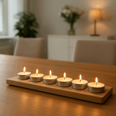 Tea light candles in plain white finish – CANDLE MAKERS South Africa