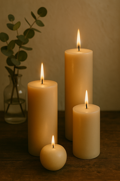 Angel Candles 3pack